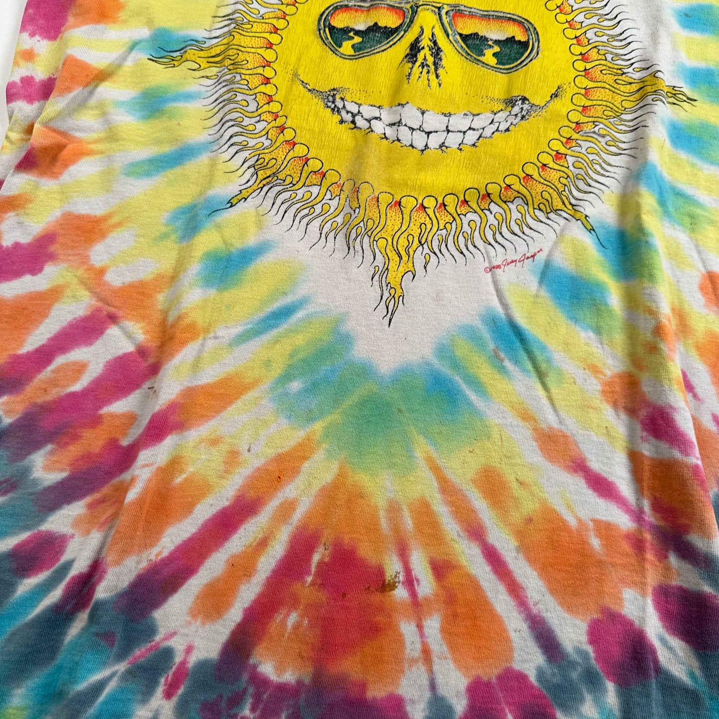 Vintage 90s Jasper Sun Shirt Large Grateful Dead