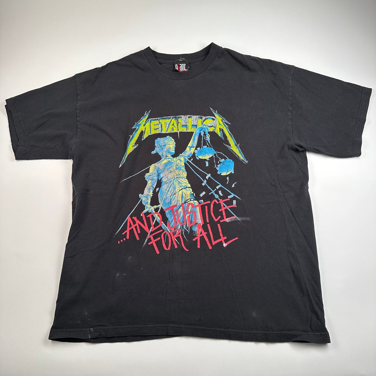 Vintage 90s Metallica Shirt XL And Justice For All