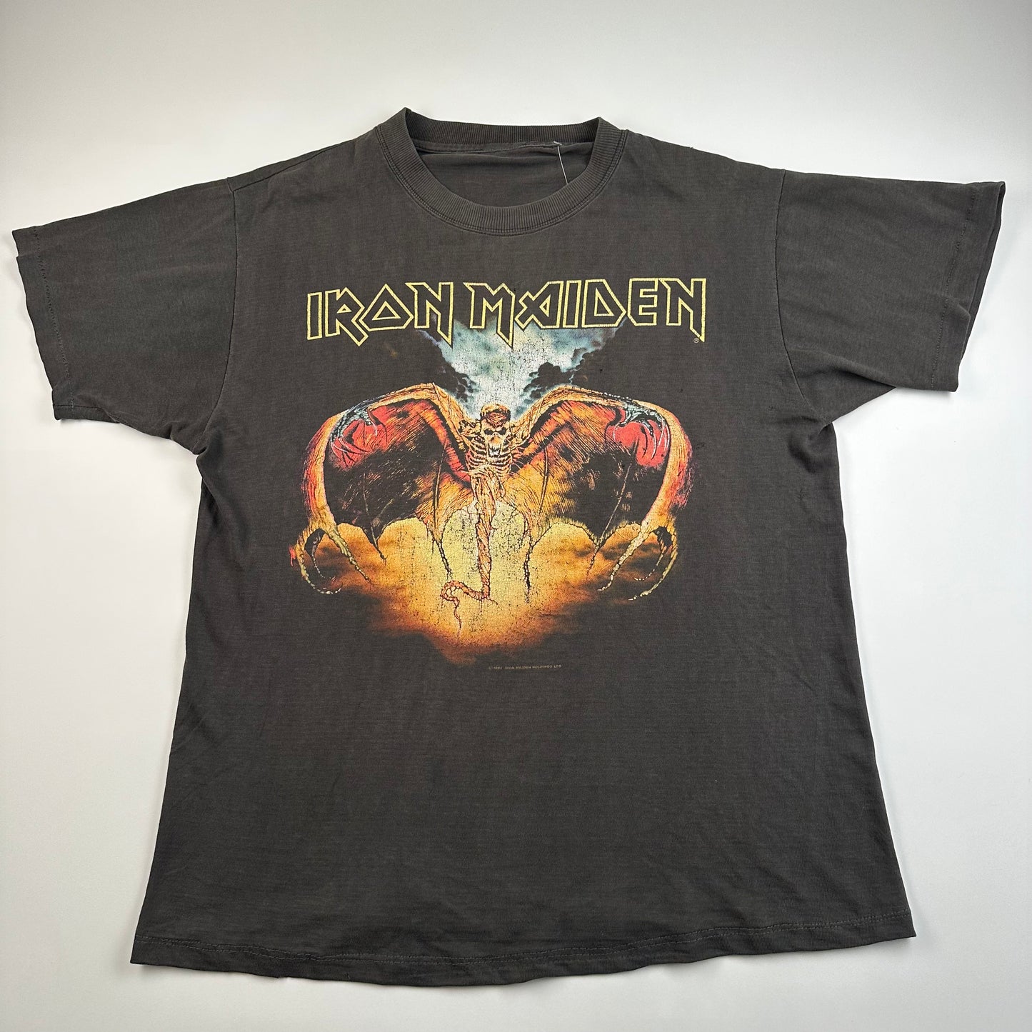 Vintage 1992 Iron Maiden Shirt Large Fear Of The Dark