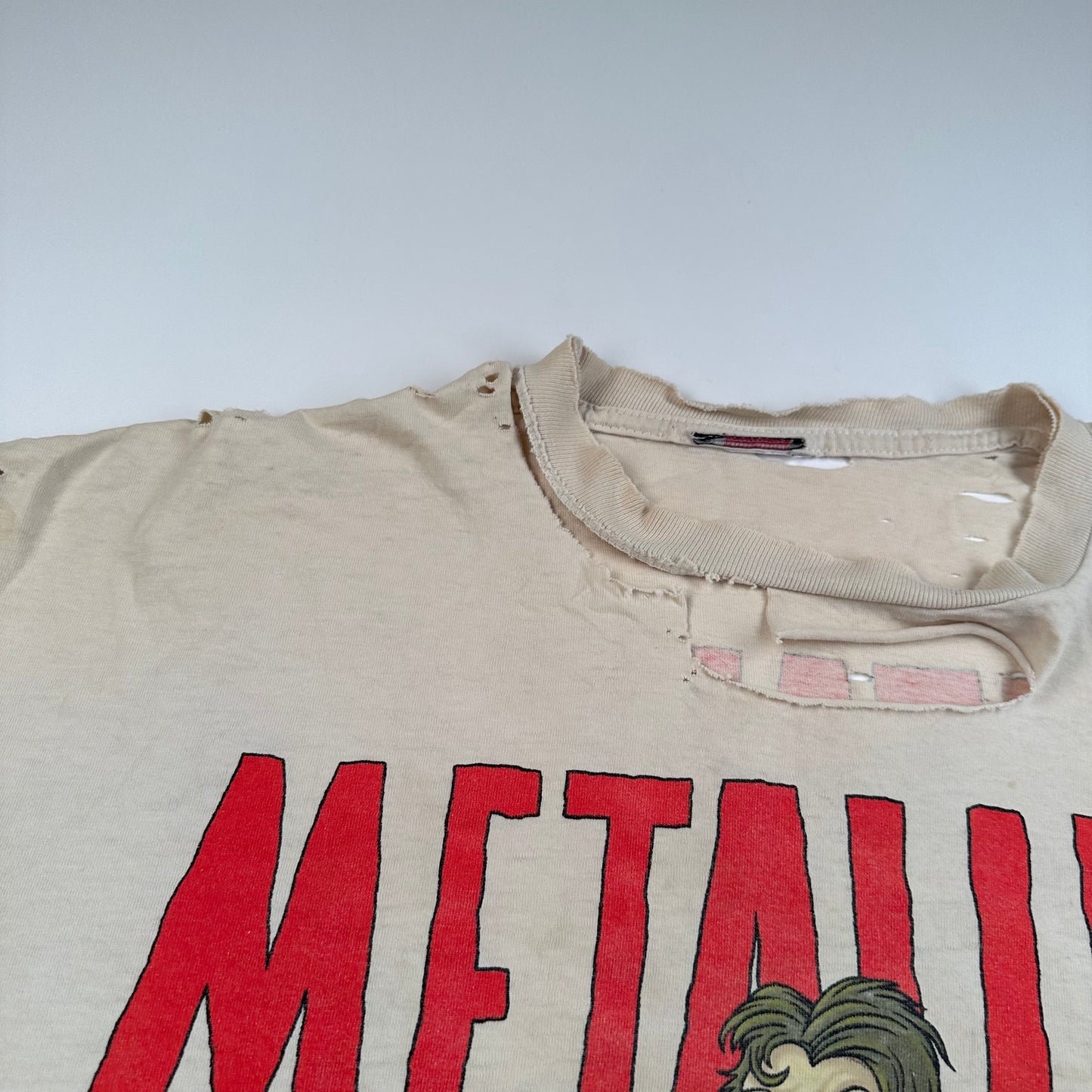 Vintage 1996 Metallica Shirt XL Cartoon