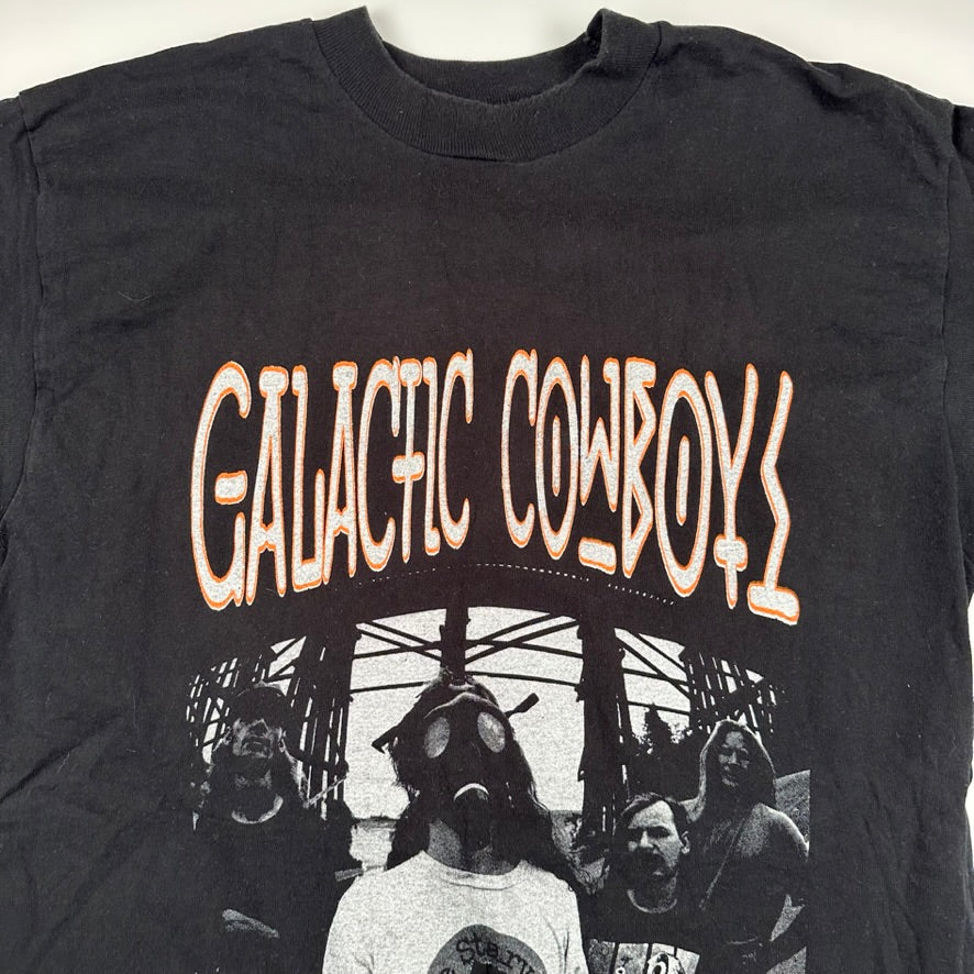 Vintage 90s Galacic Cowboys Shirt Large Machine Fish