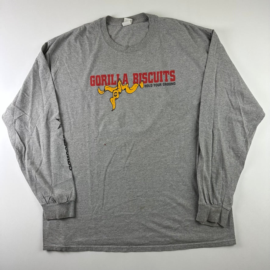 Gorilla Biscuits Long Sleeve Shirt XL Hold Your Ground