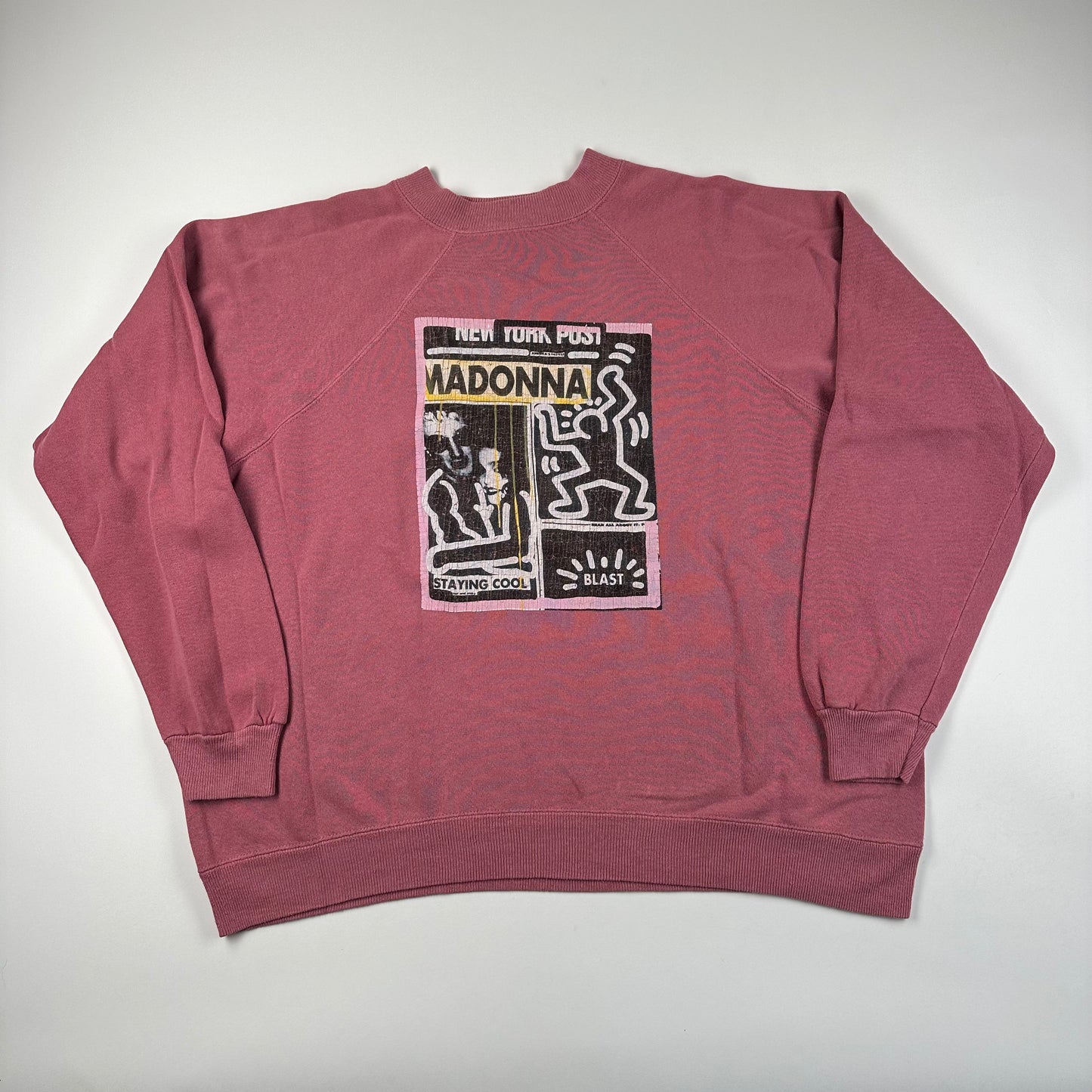 Vintage 90s Madonna Keith Haring Crewneck Sweatshirt XL