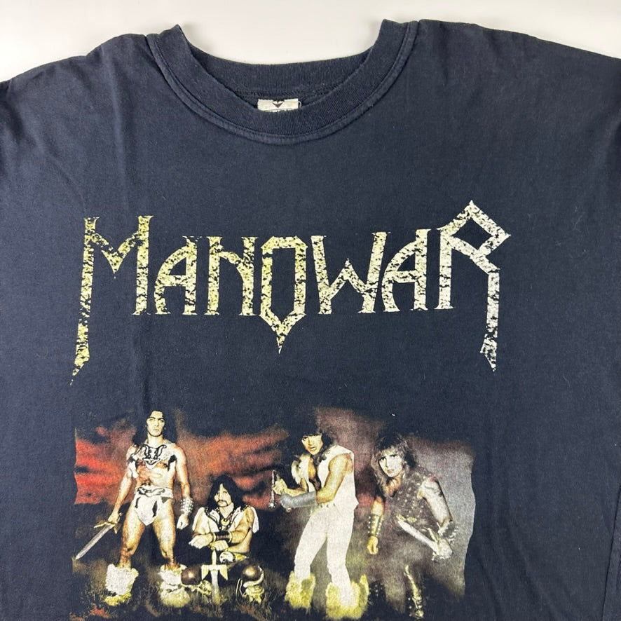 Vintage 2000s Manowar Shirt Large Into Glory Ride