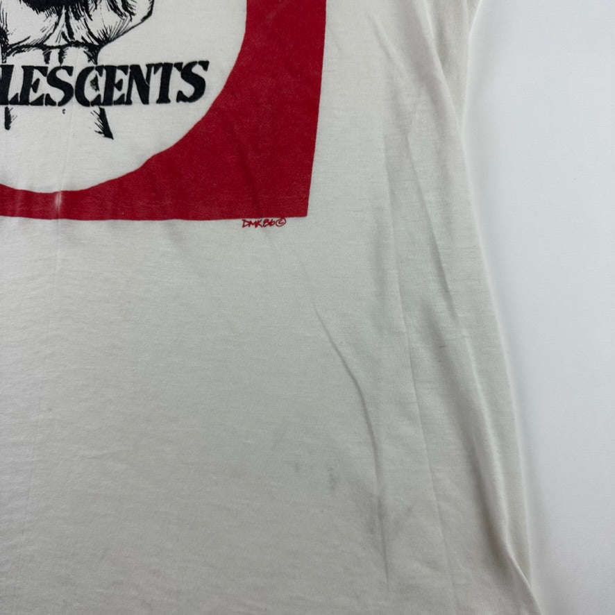 Vintage 1986 Adolescents Shirt XL