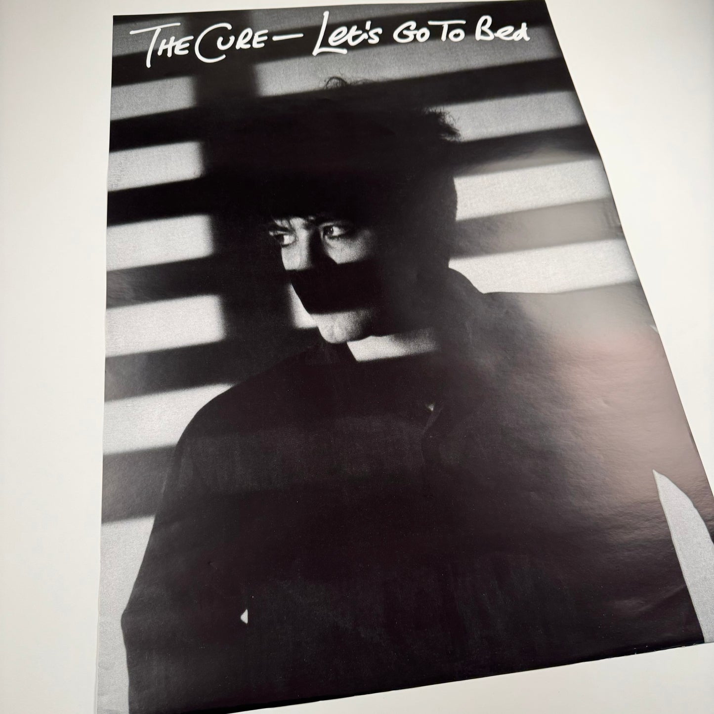 Vintage 80s The Cure Poster Lets Go To Bed