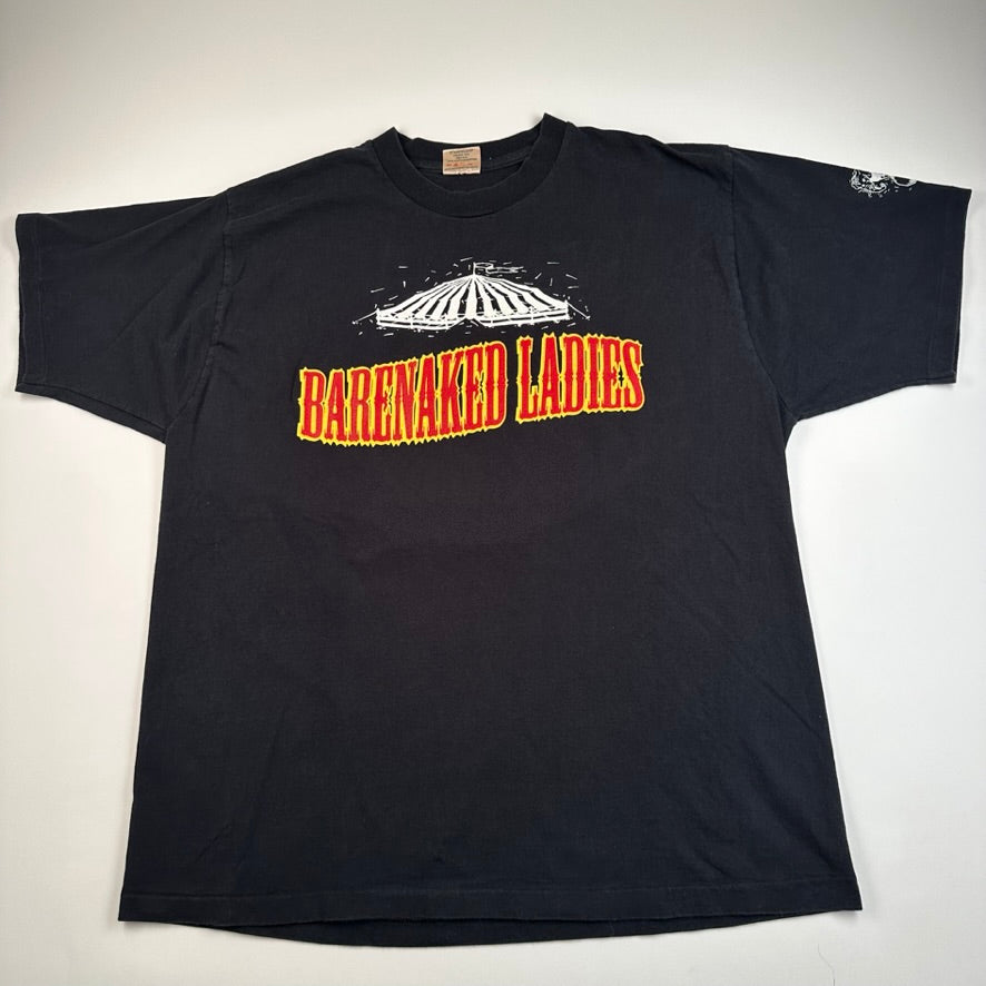 Vintage 1996 Barenaked Ladies Shirt XL Rock Spectacle