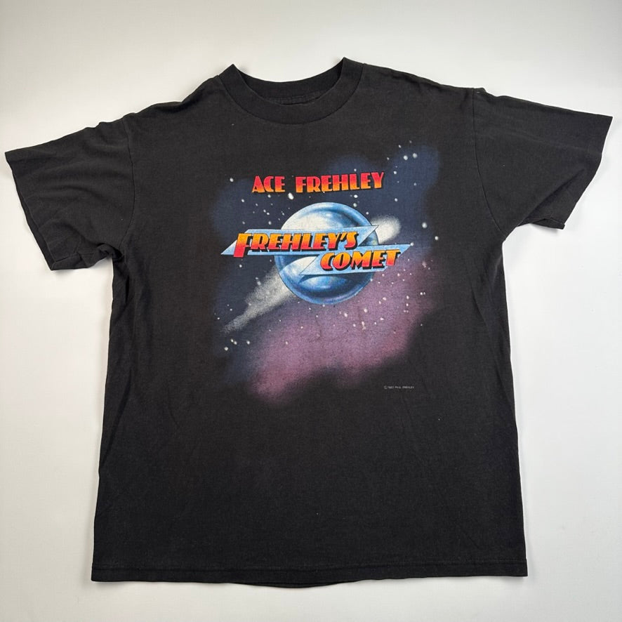 Vintage 1987 Ace Frehley Shirt Large Frehleys Comet