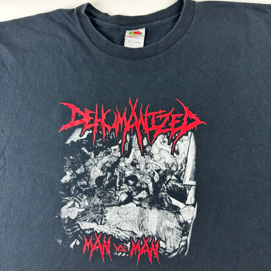 Vintage 2000s Dehumanized Shirt XL Man vs Man