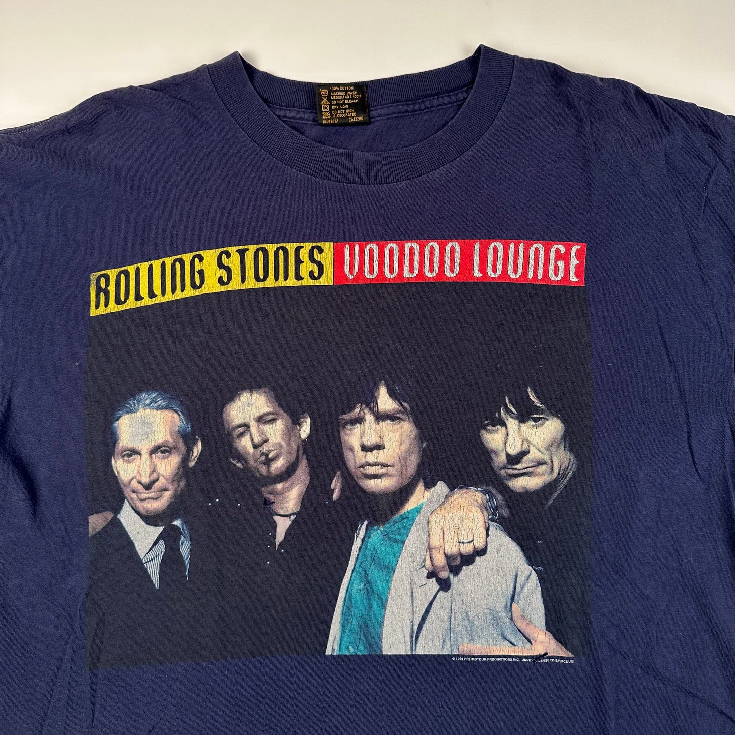 Vintage 1994 Rolling Stones Shirt XL Voodoo Lounge