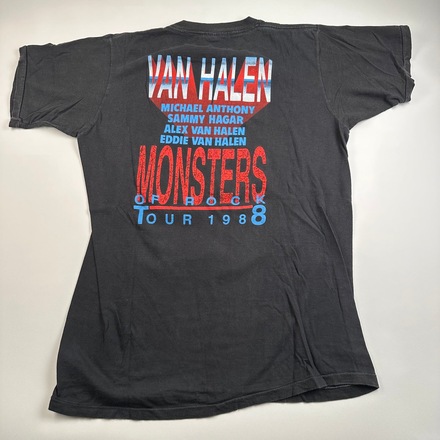 Vintage 1988 Van Halen Shirt XL Monsters Of Rock