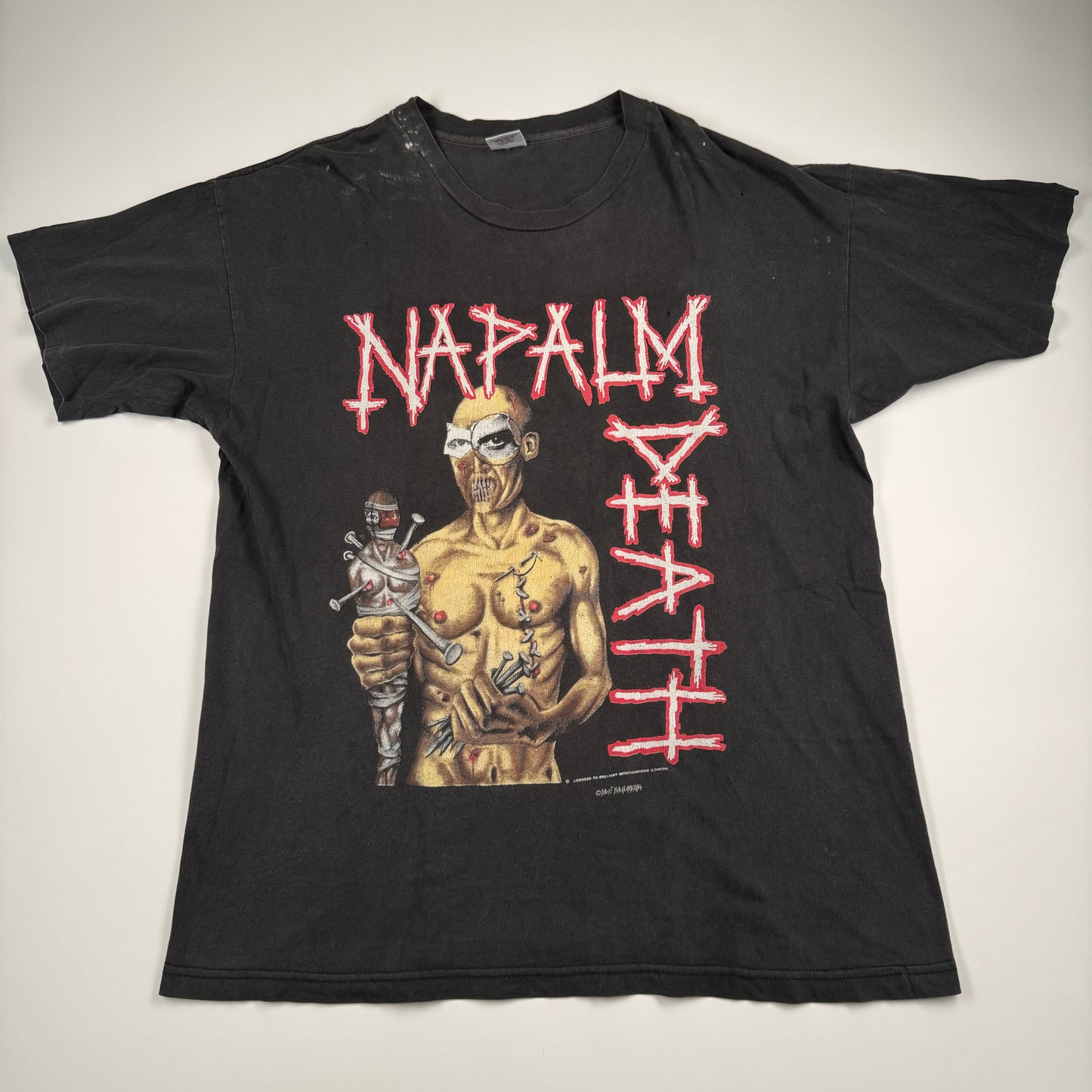 Vintage 90s Napalm Death Shirt XL