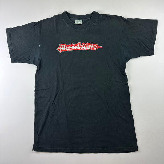 Vintage 90s Buried Alive Shirt Medium Buffalo Hardcore