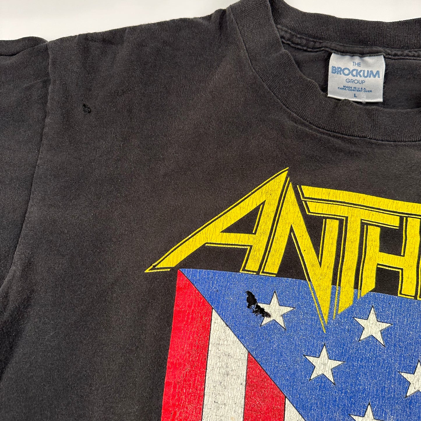 Vintage 90s Anthrax Shirt Large We Are The Law