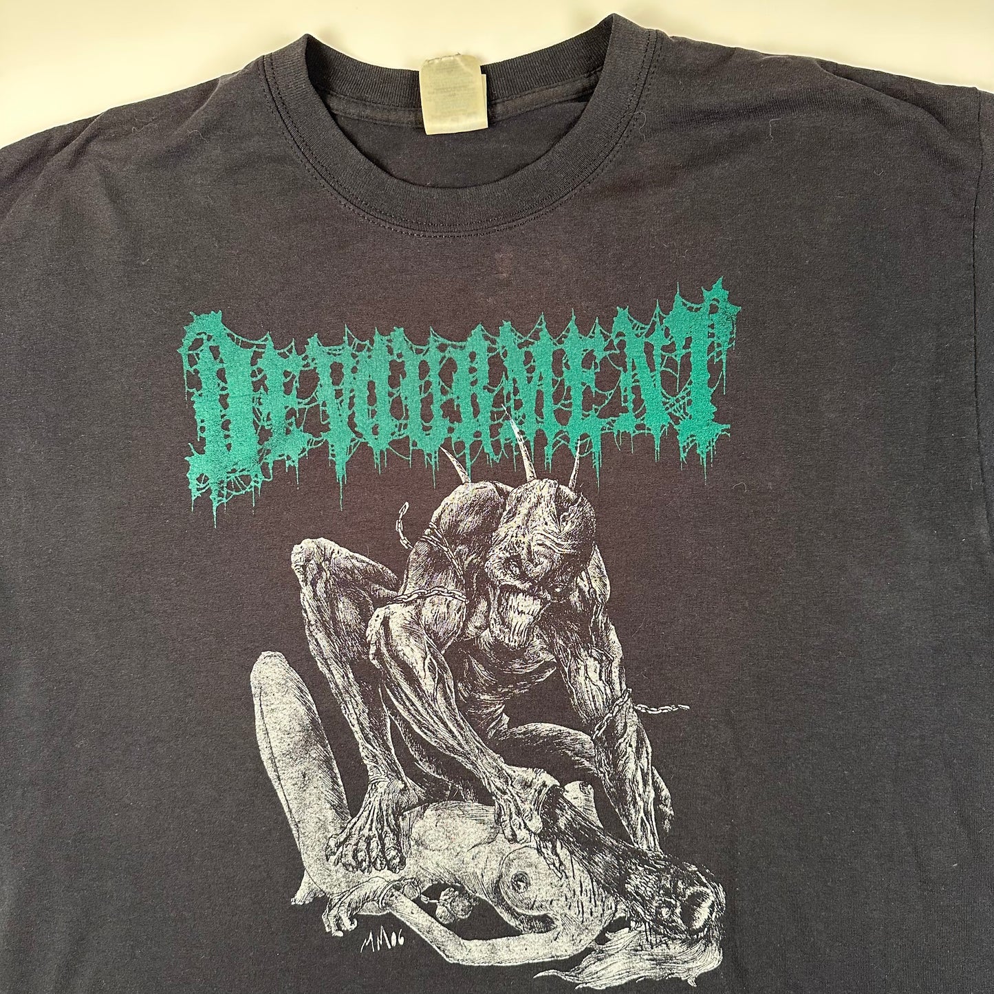 Vintage 2000s Devourment Shirt XL Deflesh