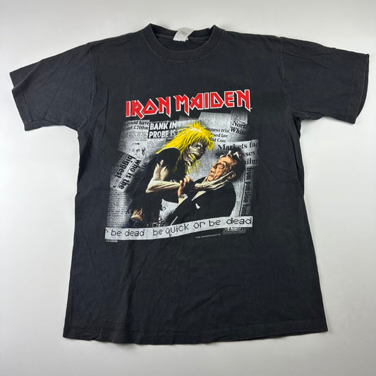 Vintage 1992 Iron Maiden Shirt XL Be Quick Or Be Dead
