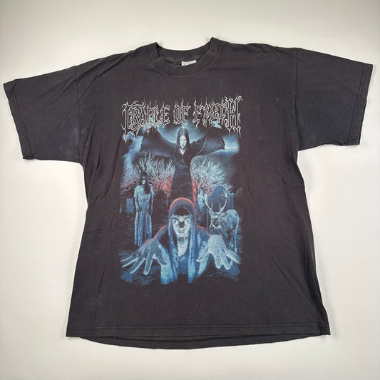 Vintage 2001 Cradle Of Filth Shirt XL Summoning The Coven