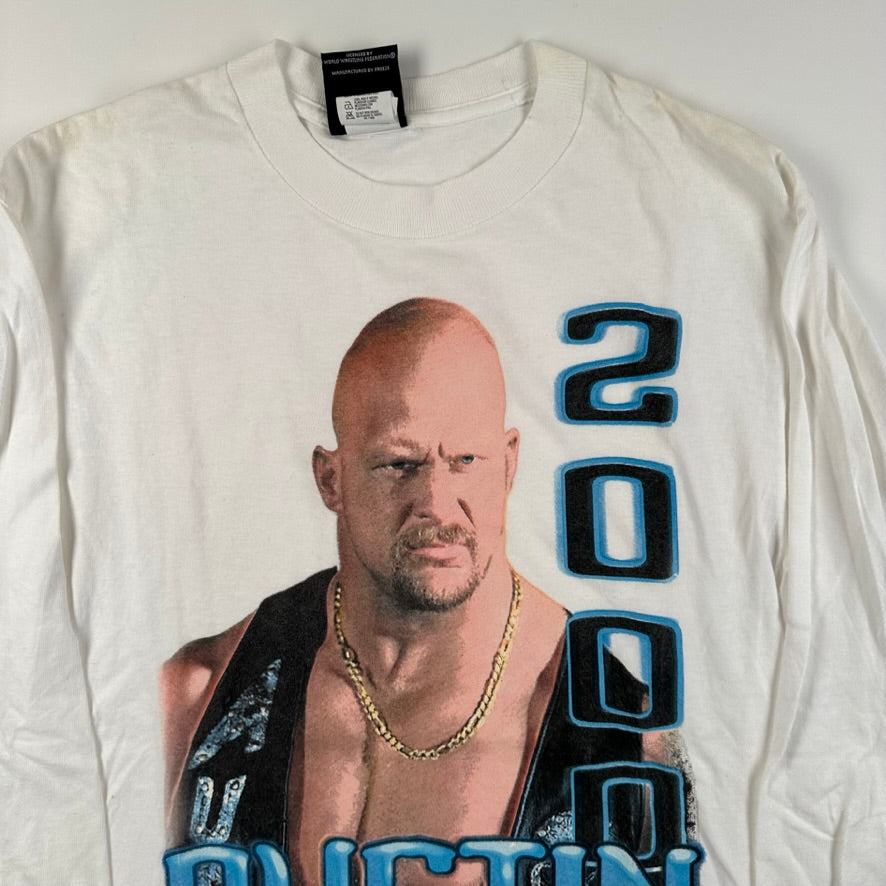 Vintage 2000 Stone Cold Long Sleeve Shirt Small Millennium