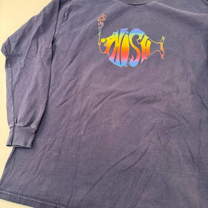 Vintage 90s Phish Long Sleeve Shirt Large