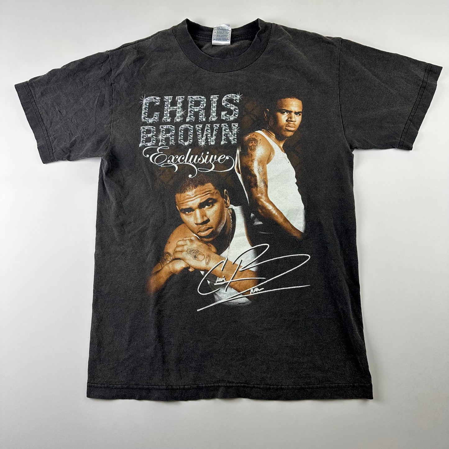 Vintage 2007 Chris Brown Shirt Small Exclusive Tour