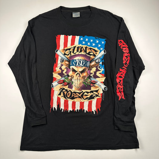 Vintage 1991 Guns N Roses Long Sleeve Shirt XL