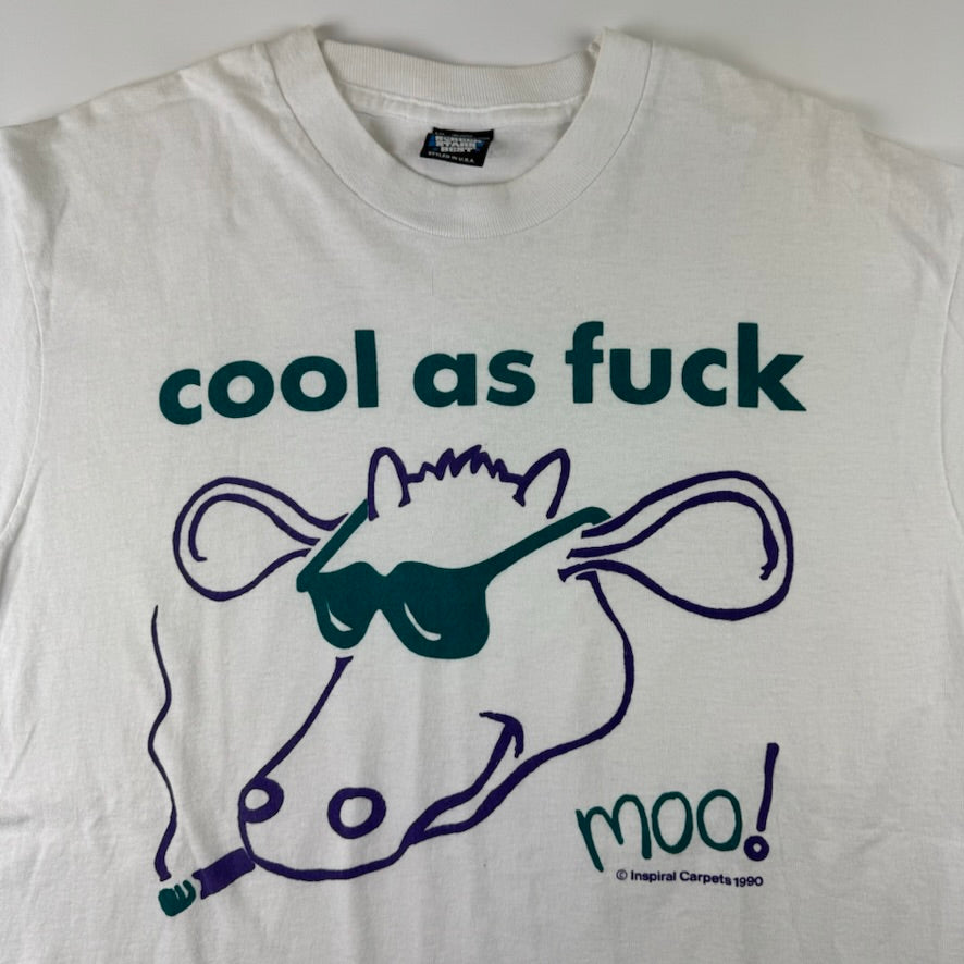 Vintage 1990 Inspiral Carpets Shirt XL Cool As F*ck
