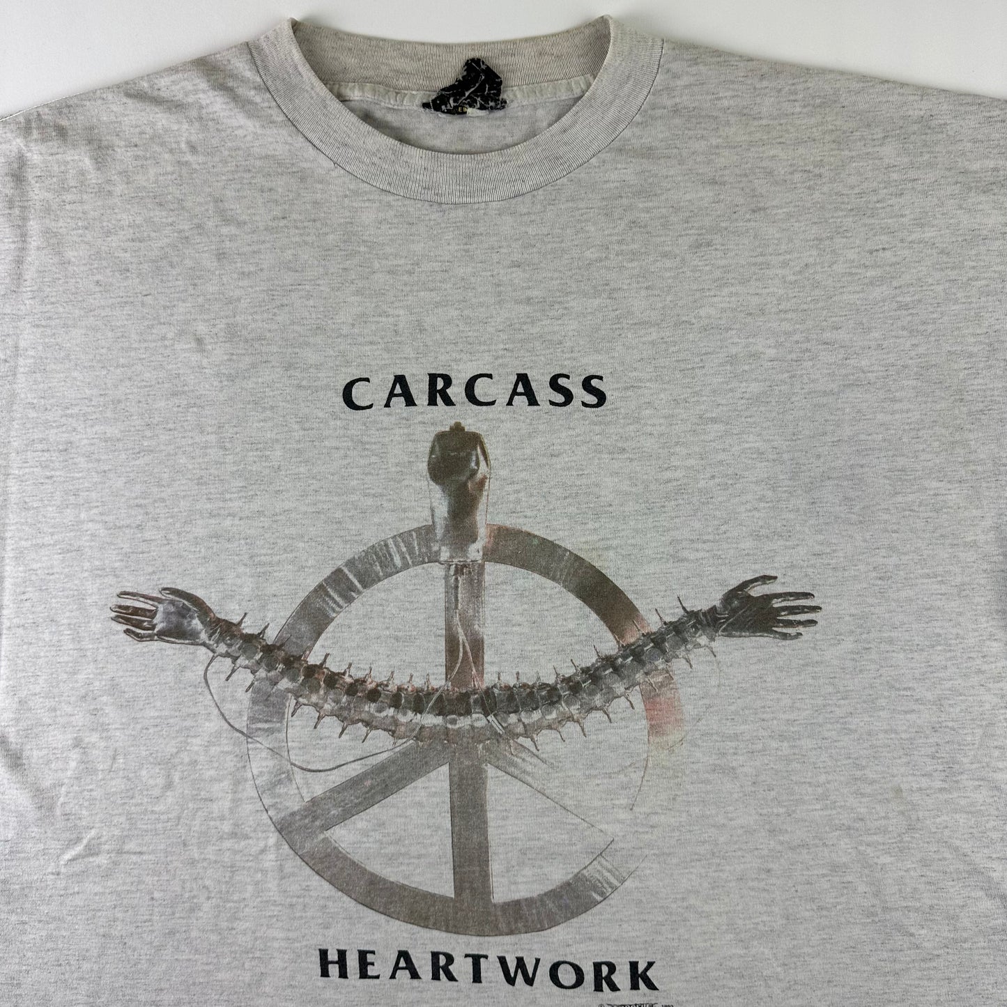 Vintage 1992 Carcass Shirt XL Heartwork