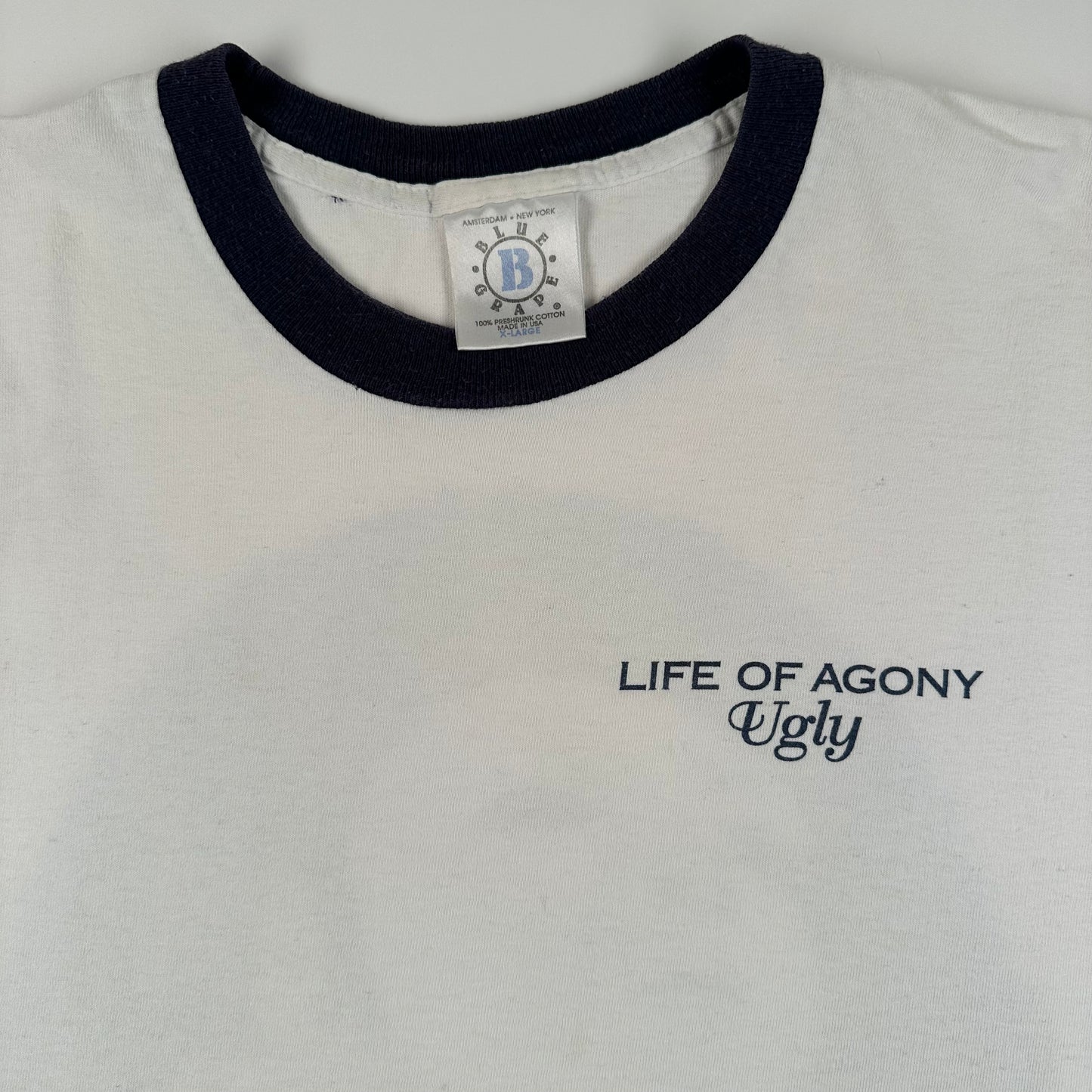 Vintage 1996 Life Of Agony Ringer Shirt XL Ugly