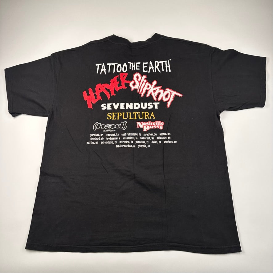 Vintage 2000 Tattoo The Earth Shirt XXL