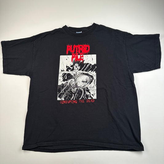 Vintage 90s Putrid Pile Shirt XL Consuming The Dead