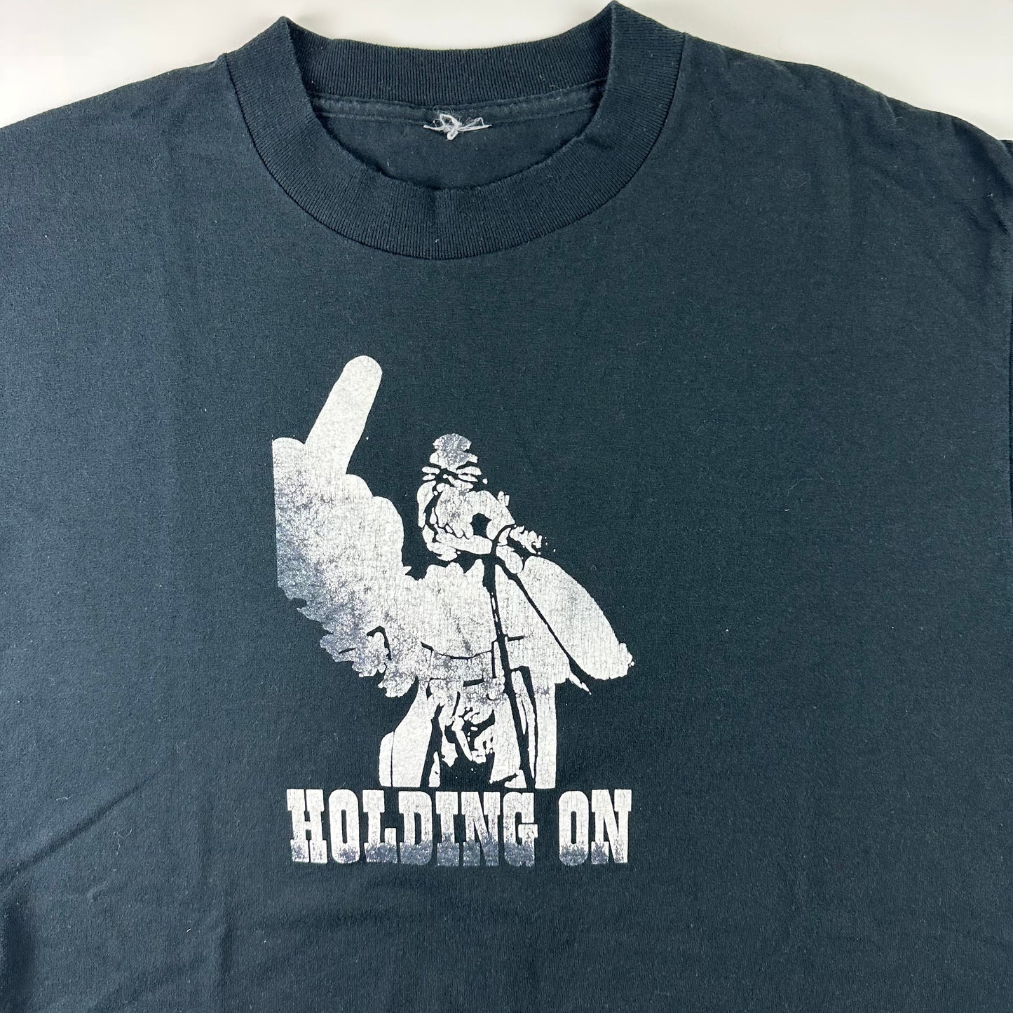 Vintage 2000s Holding On Shirt Large