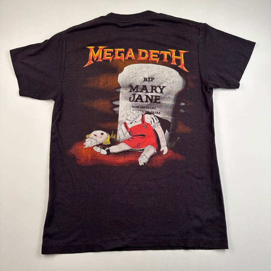 Vintage 1988 Megadeth Shirt Large RIP Mary Jane