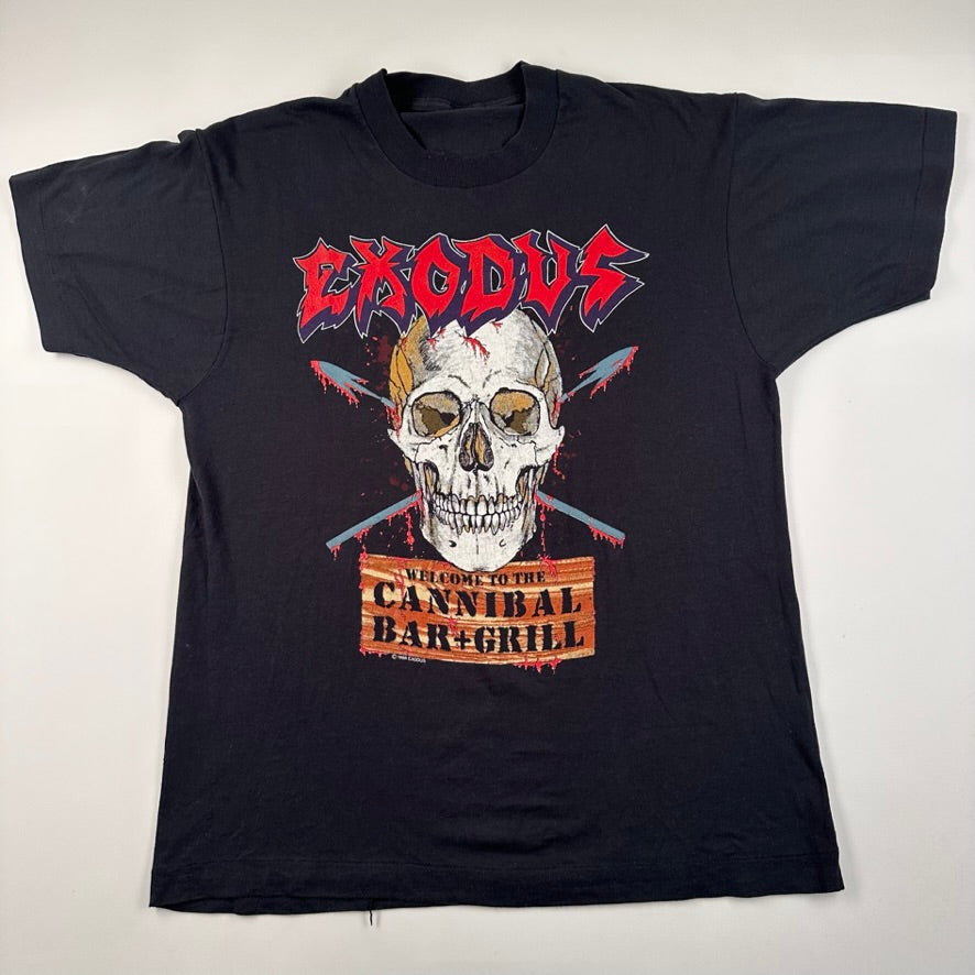 Vintage 1987 Exodus Shirt Large Meat Party