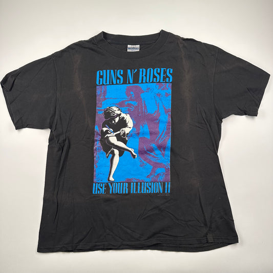 Vintage 1991 Guns N Roses Shirt XL Use Your Illusion II