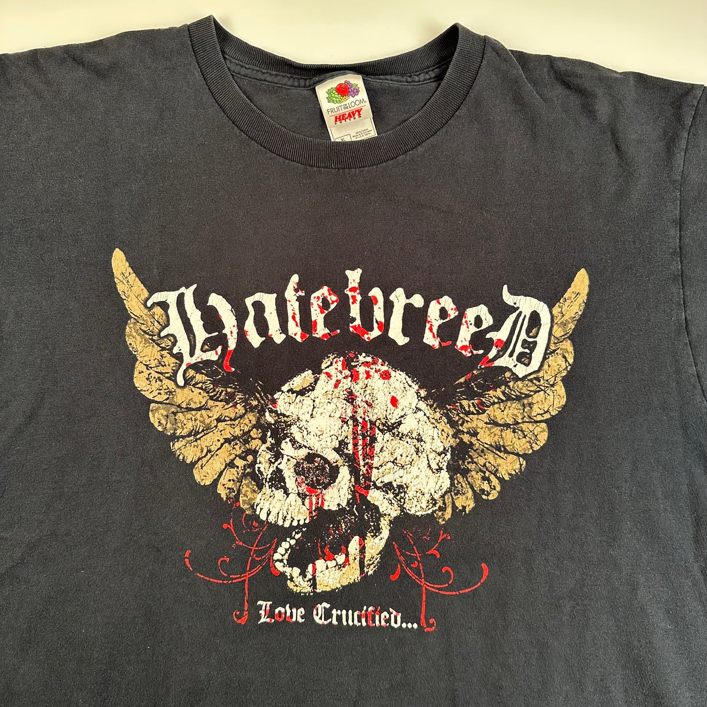 Vintage 2000s Hatebreed Shirt XL Love Crucified