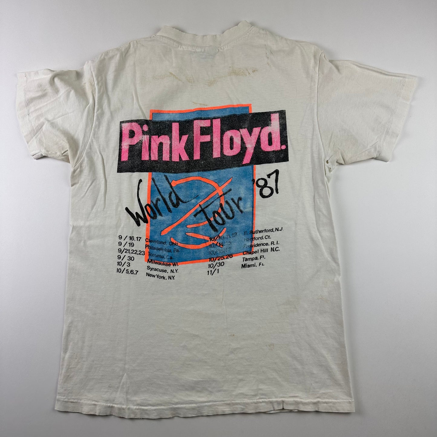 Vintage 1987 Pink Floyd Shirt Medium A Momentary Lapse Of Reason