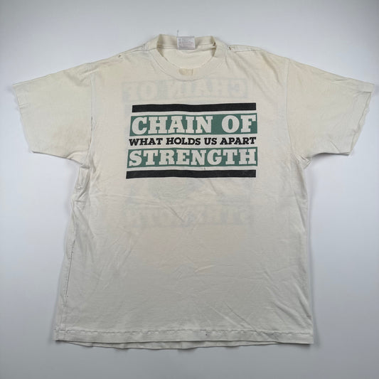 Vintage 90s Chain Of Strength Shirt Medium