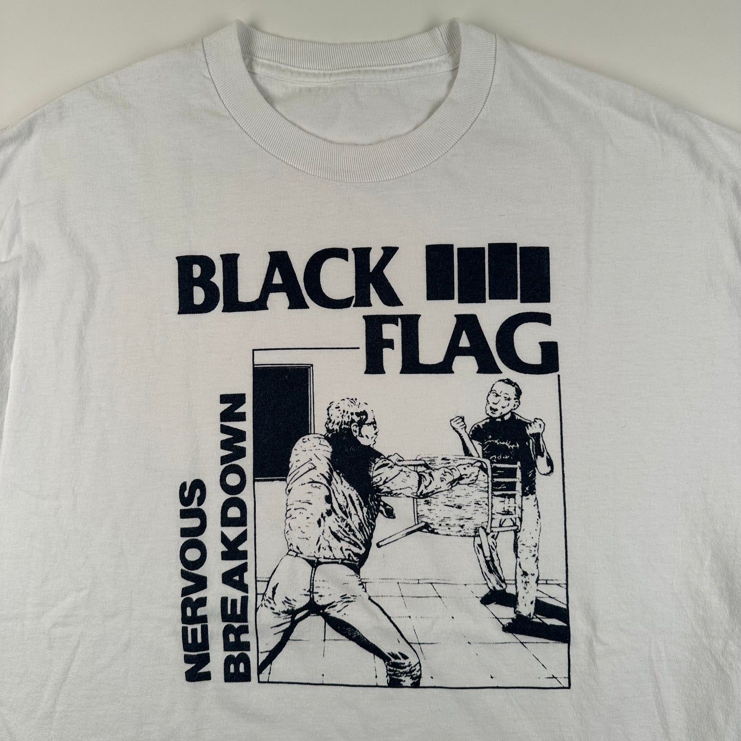 Vintage 2000s Black Flag Shirt XL Nervous Breakdown