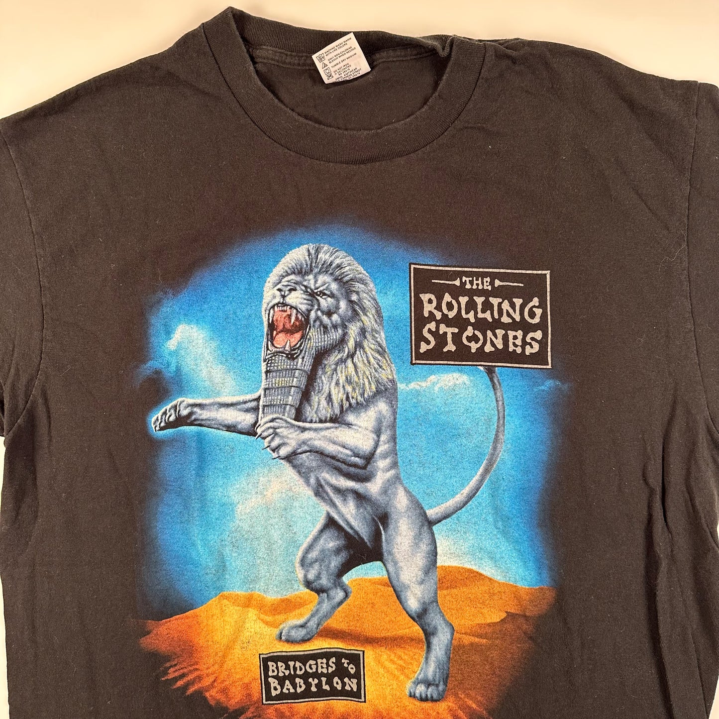 Vintage 1997 The Rolling Stones Shirt XL Bridges To Babylon