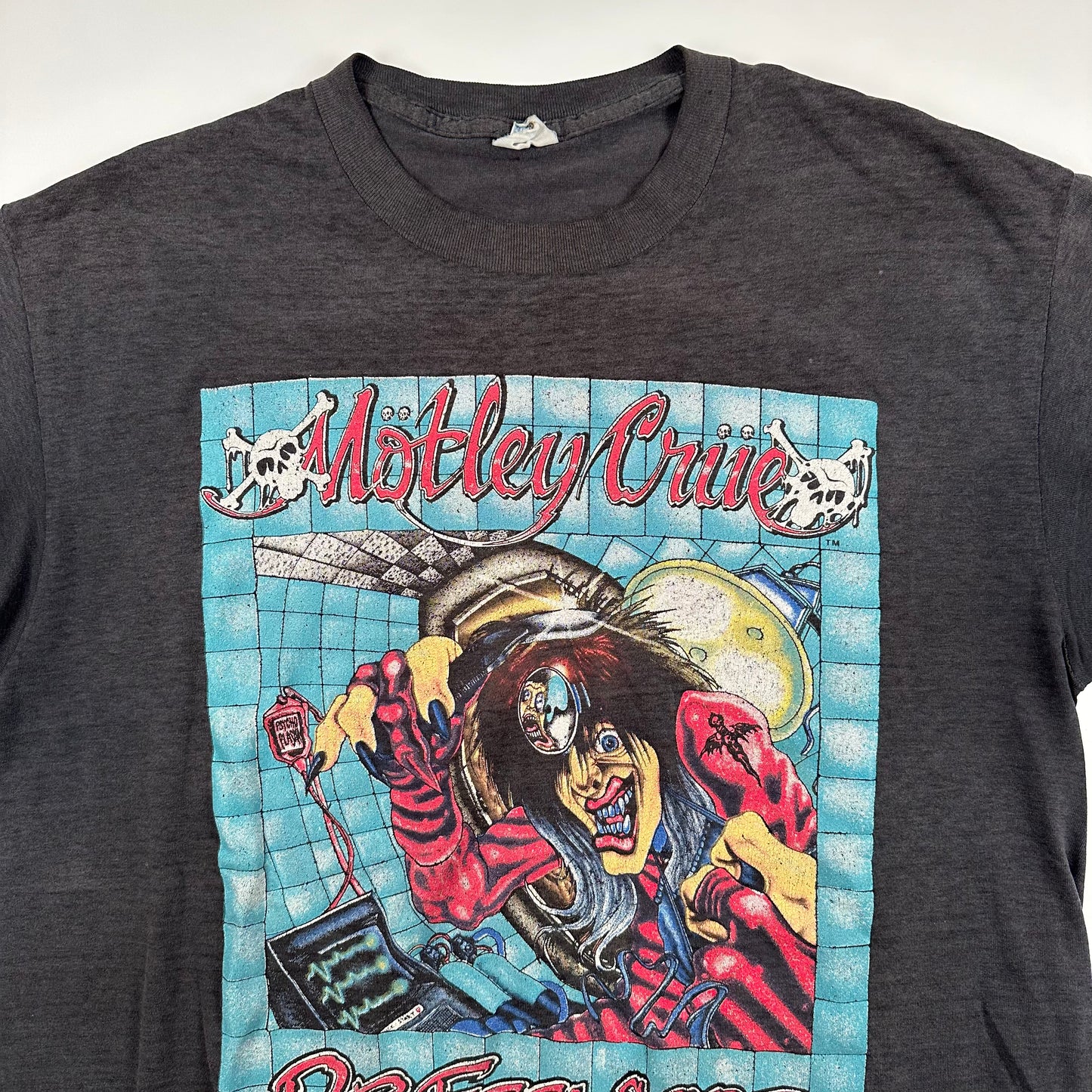 Vintage 1989 Motley Crue Shirt Large Dr Feel Good