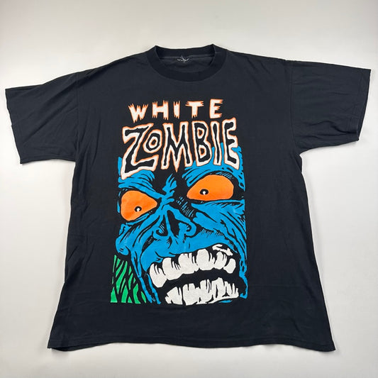 Vintage 90s White Zombie Shirt Large