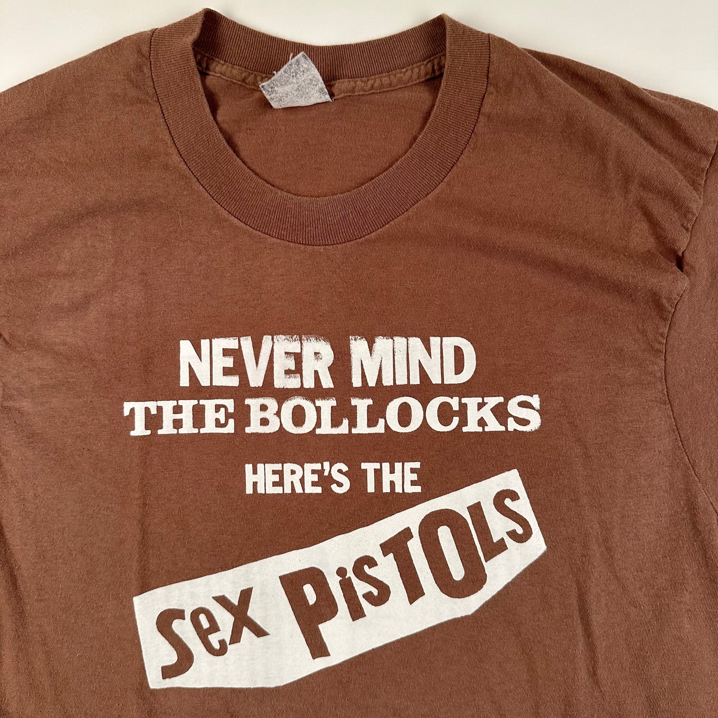 Vintage 80s Sex Pistols Shirt Medium Never Mind The Bollocks