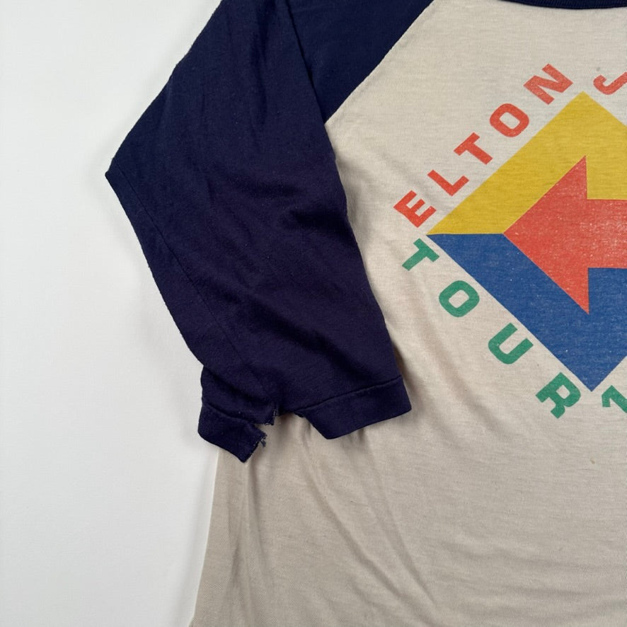 Vintage 1980 Elton John Shirt Large Los Angeles Forum