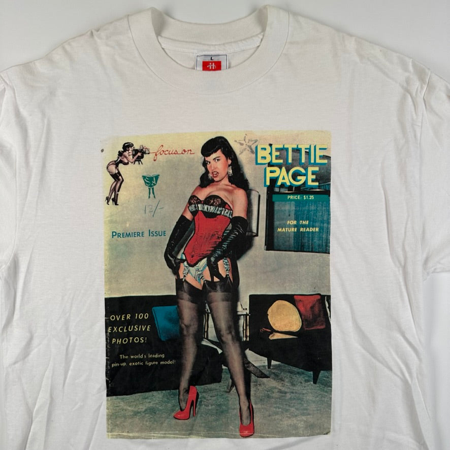 Vintage 90s Bettie Page Shirt  Large