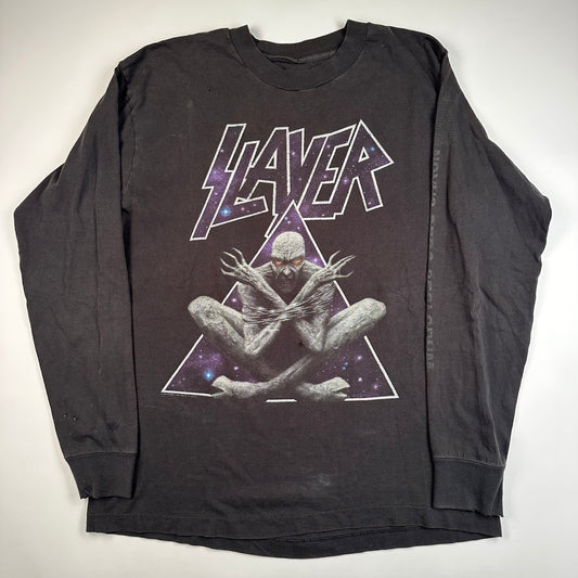 Vintage 1994 Slayer Long Sleeve Shirt Large Divine Intervention