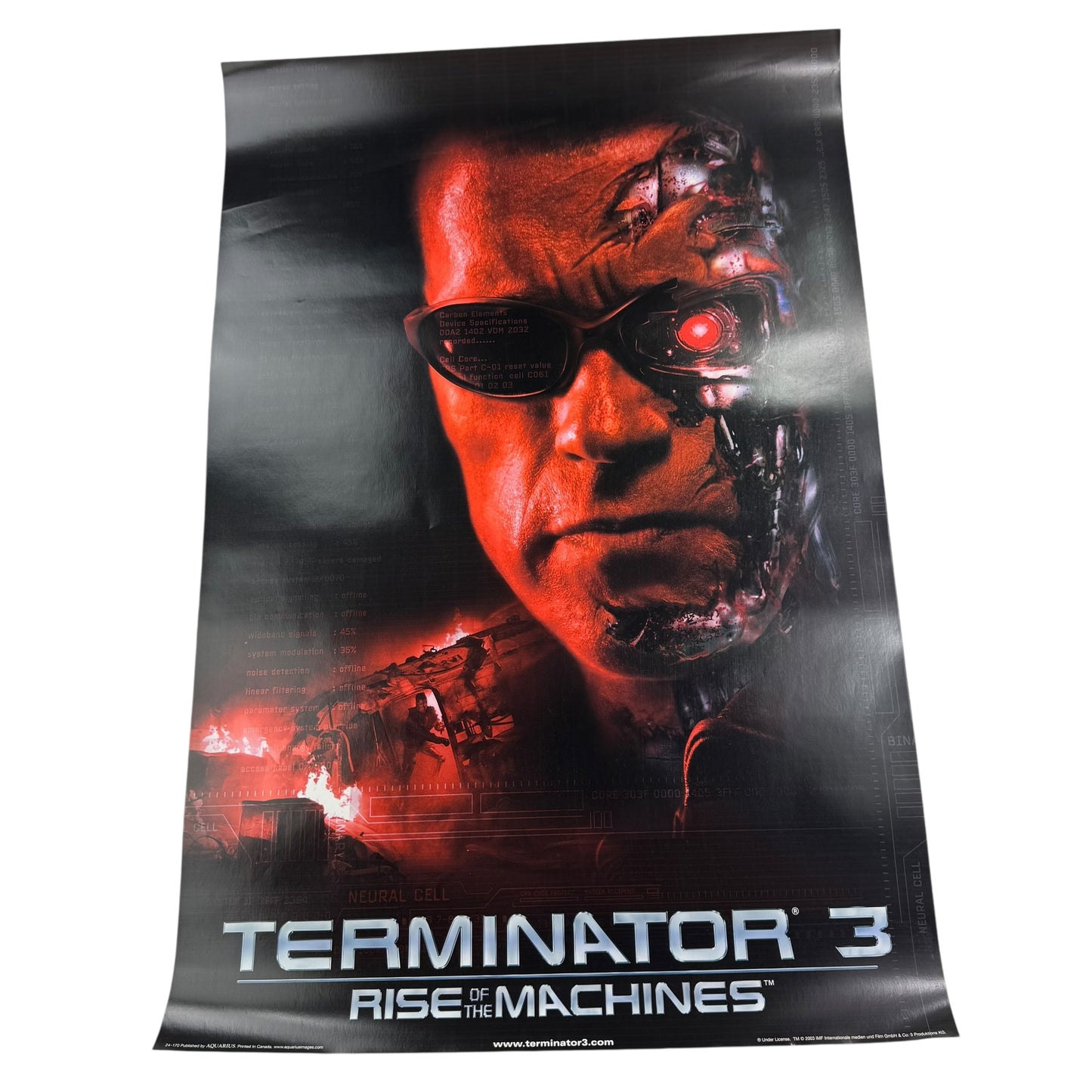 Vintage 2003 Terminator 3 Poster