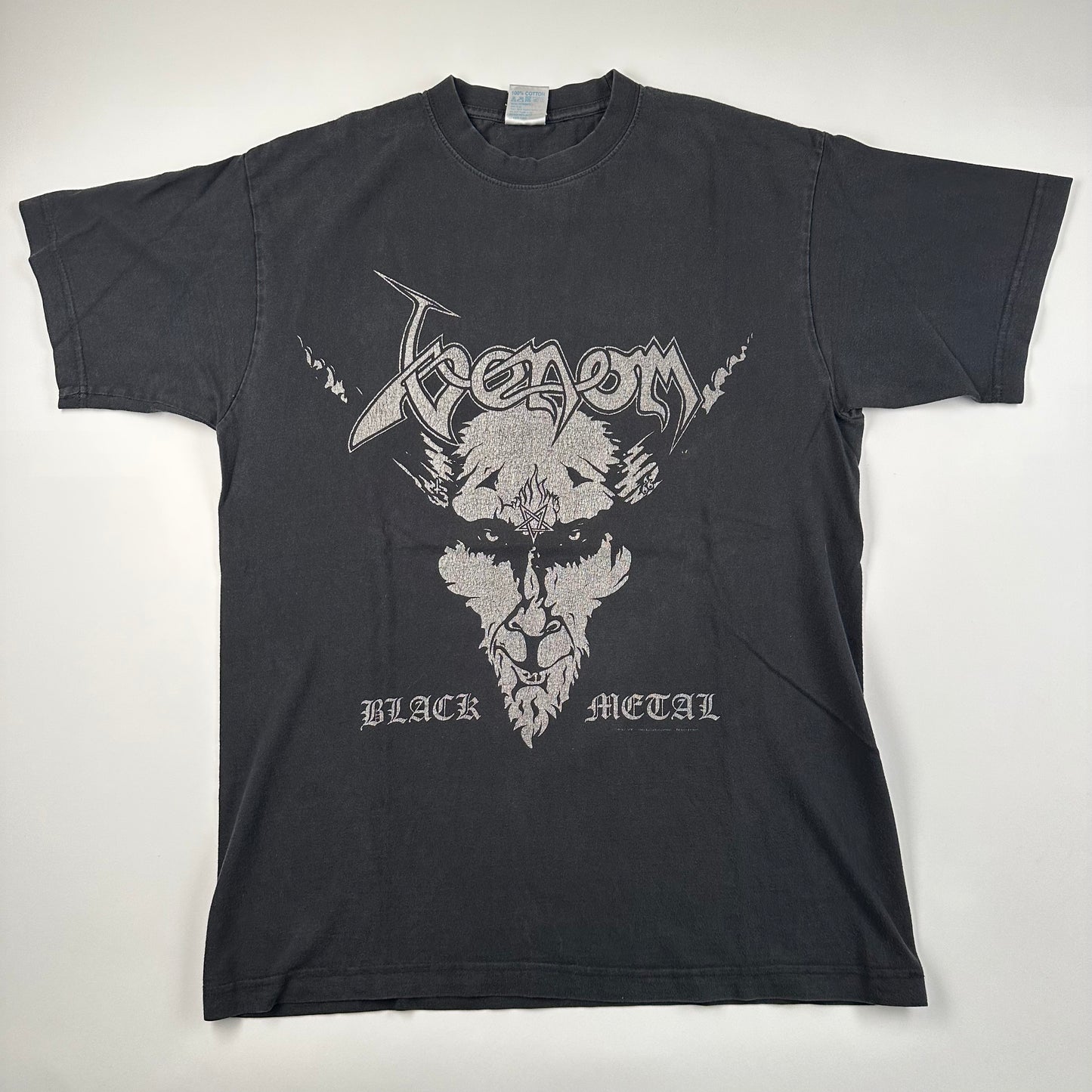 Vintage 90s Venom Shirt Medium Black Metal