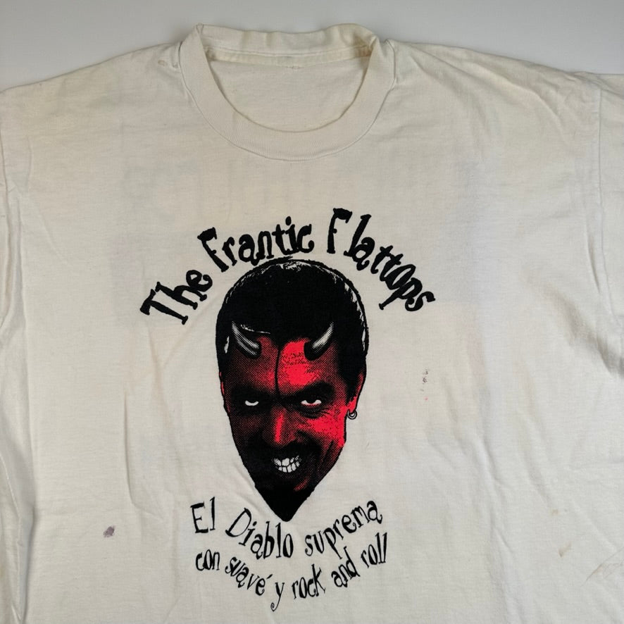 Vintage 80s The Frantic Flattops Shirt XL El Diablo