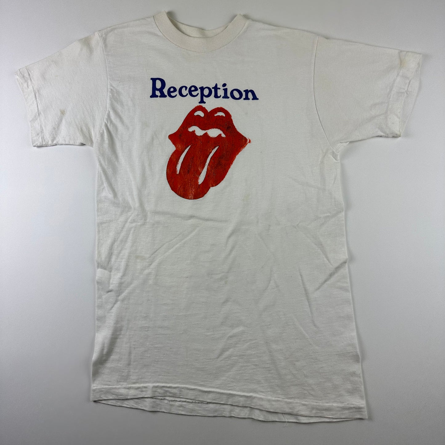 Vintage 70s Rolling Stones Reception Shirt Medium