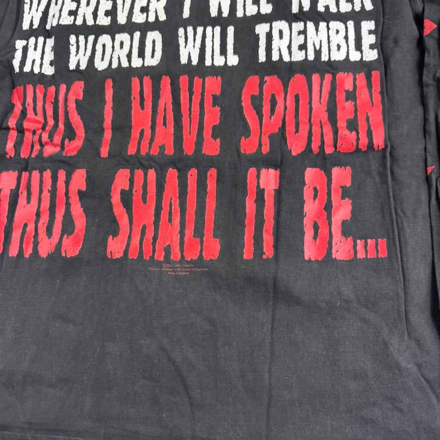 Vintage 2002 Dark Funeral Long Sleeve Shirt Large Bound To Evil